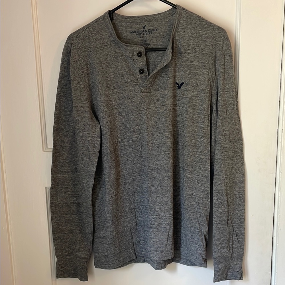 American Eagle Outfitters Heather Gray Tee